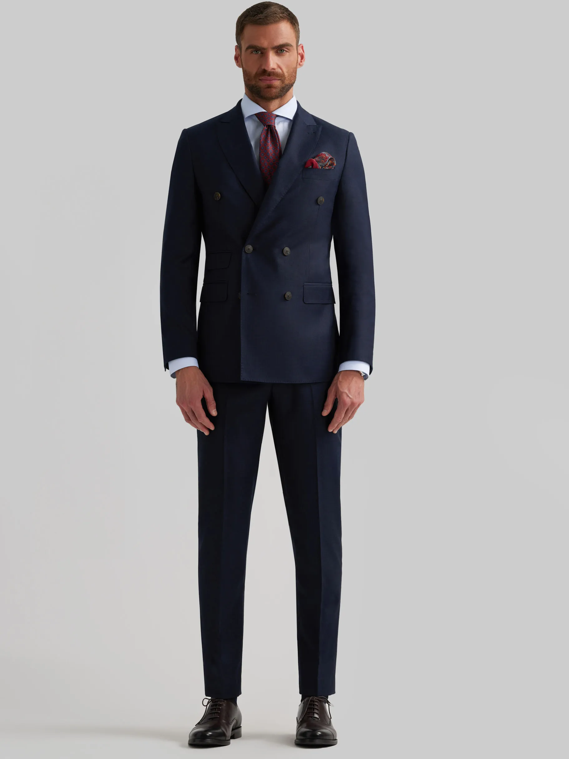 Shop Alvaro Moreno AMERICANA FIL A FIL CRUZADO Gris