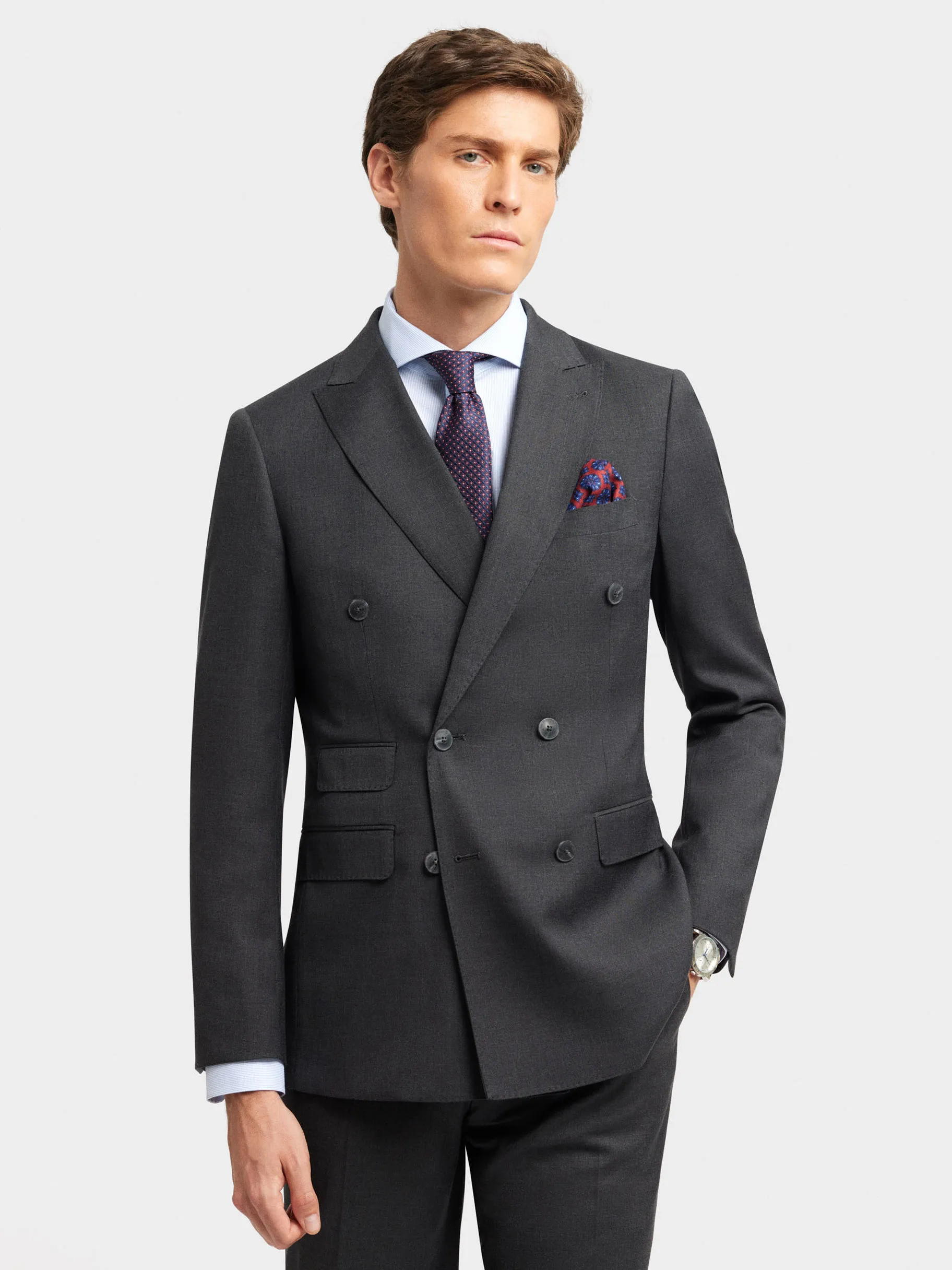 Flash Sale Alvaro Moreno AMERICANA FIL A FIL CRUZADO Gris