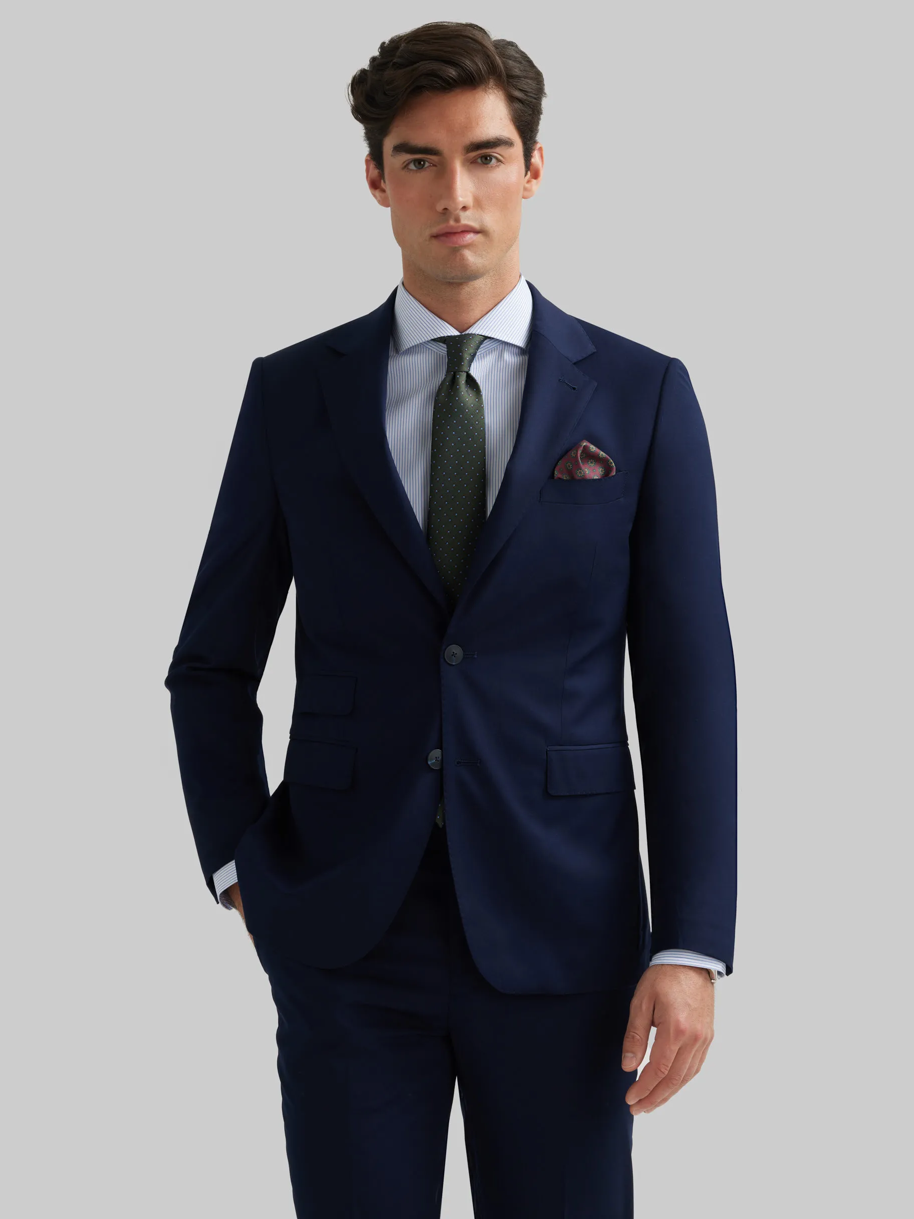 Sale Alvaro Moreno AMERICANA PLAIN SLIM Azul