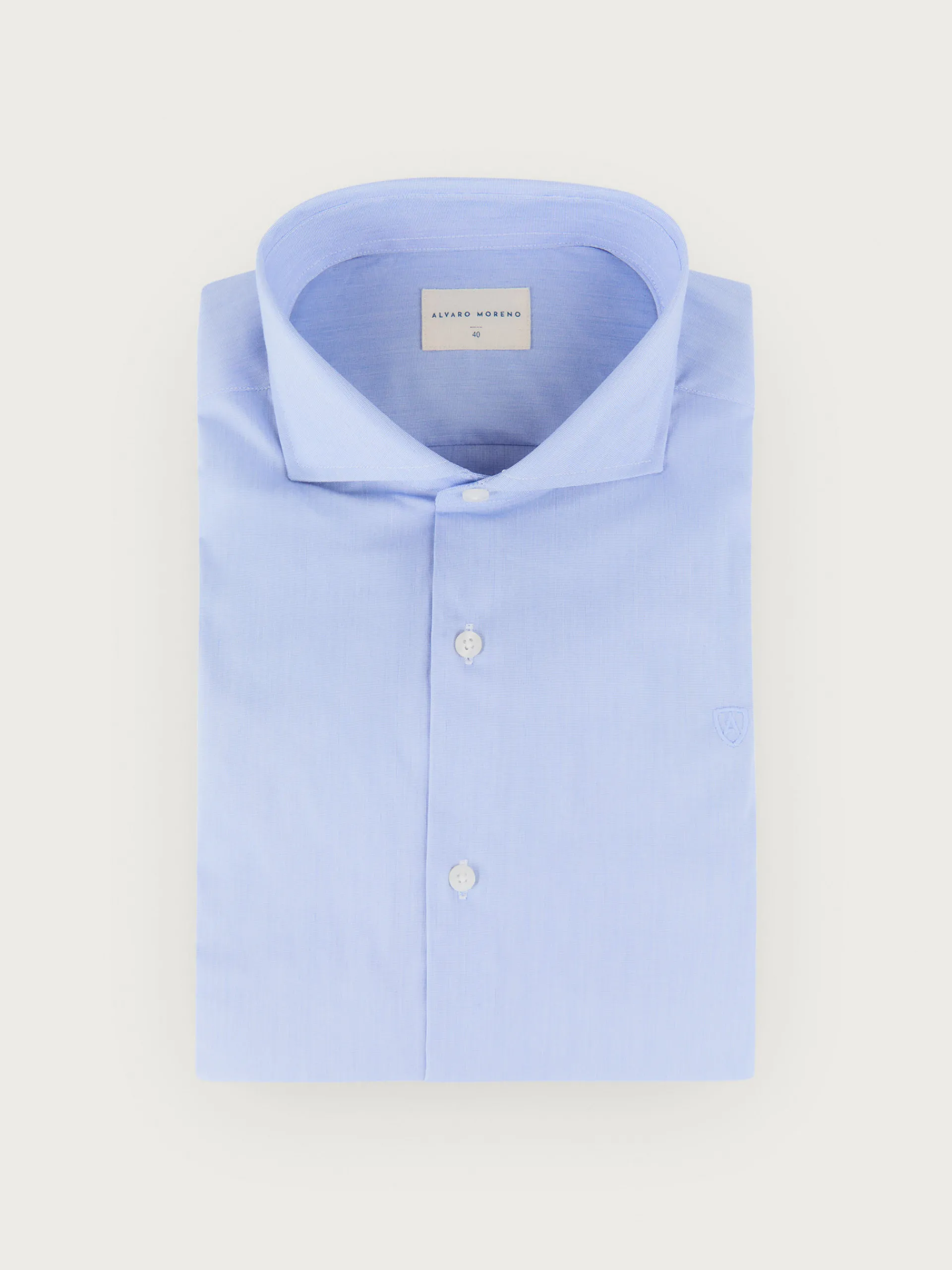 Best Sale Alvaro Moreno CAMISA COMFORT FIL A FIL Azul