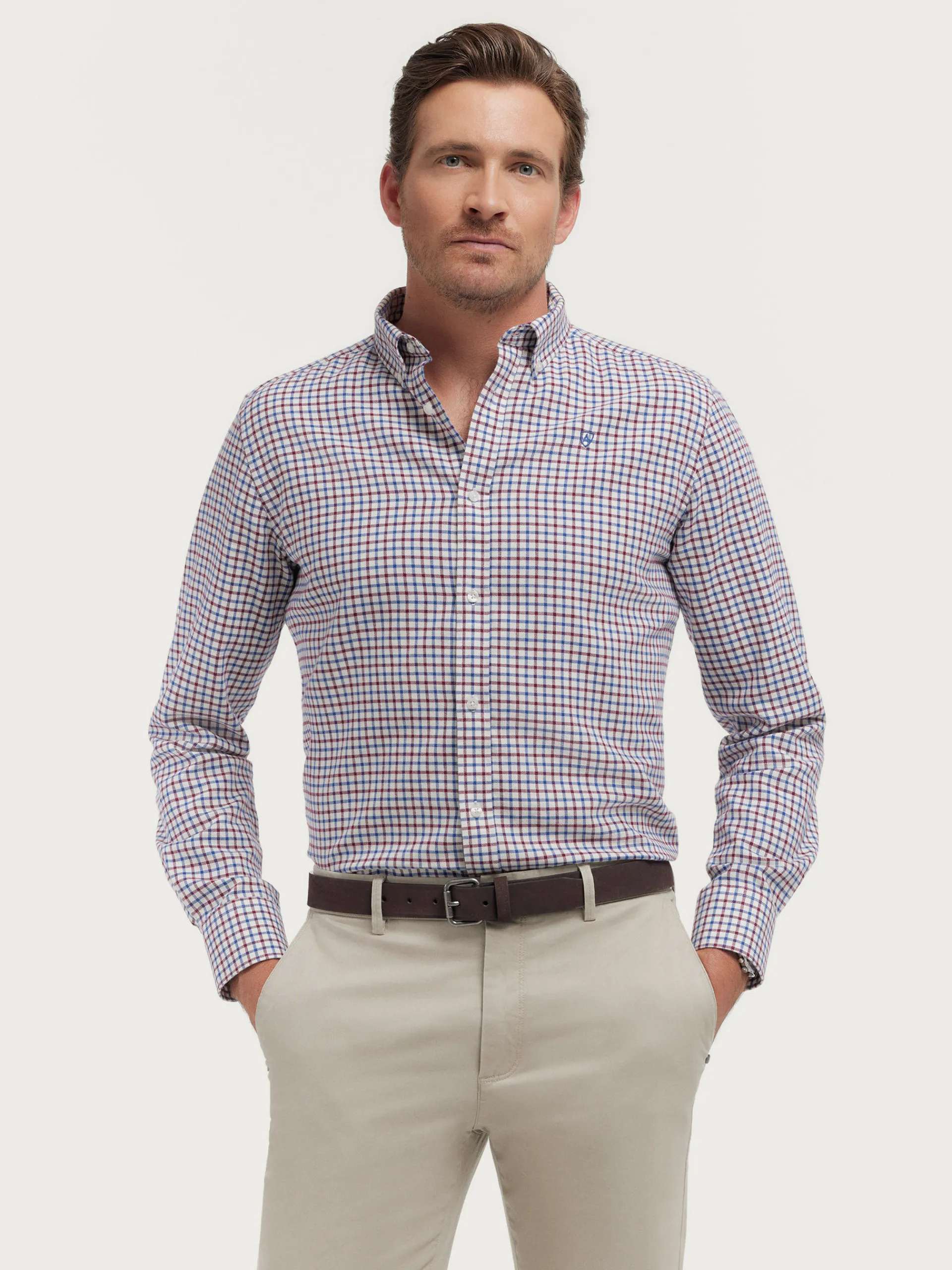 Cheap Alvaro Moreno CAMISA FLANNEL CHECKS Burdeos