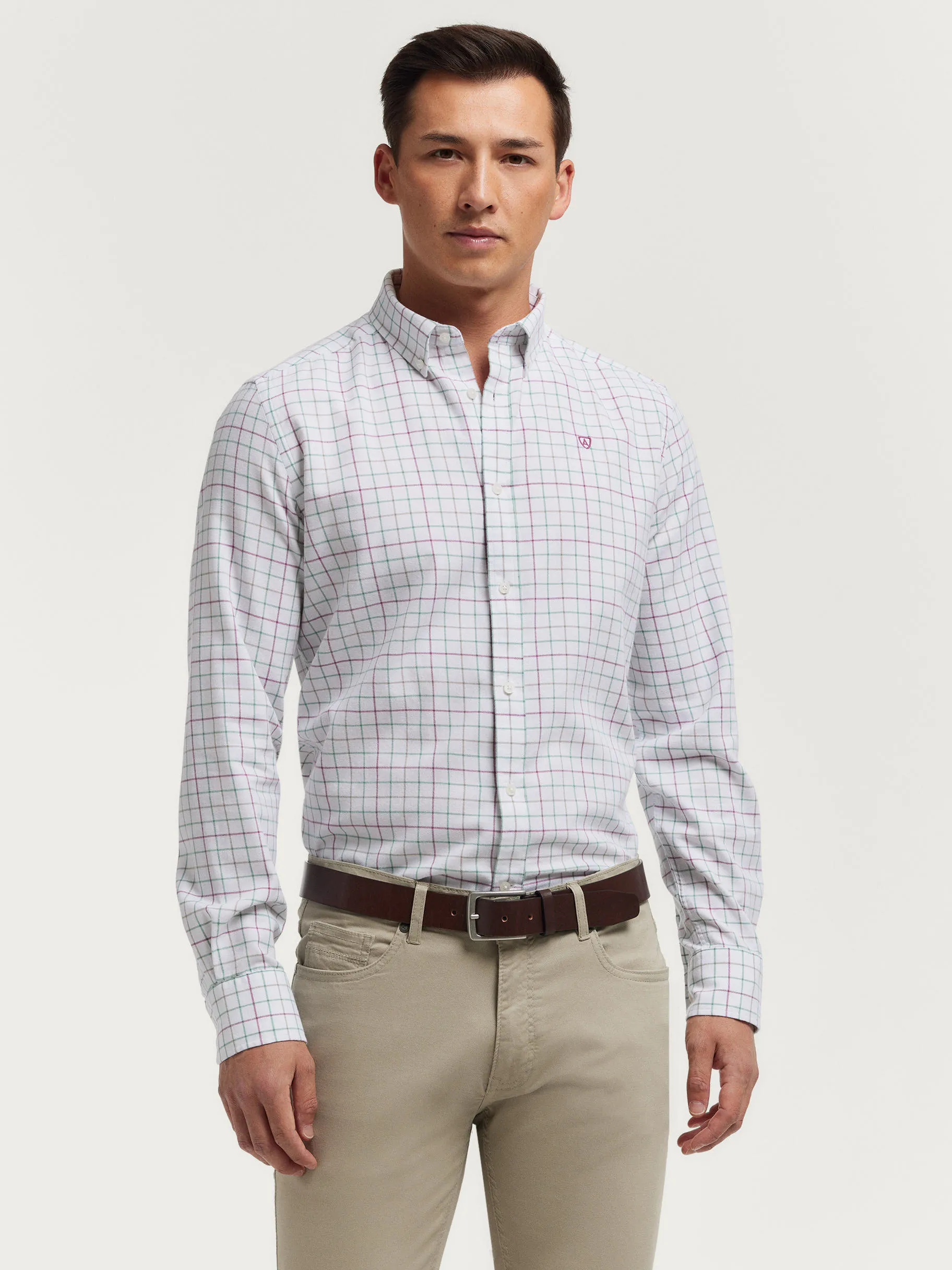 Shop Alvaro Moreno CAMISA FLANNEL CHECKS Verde