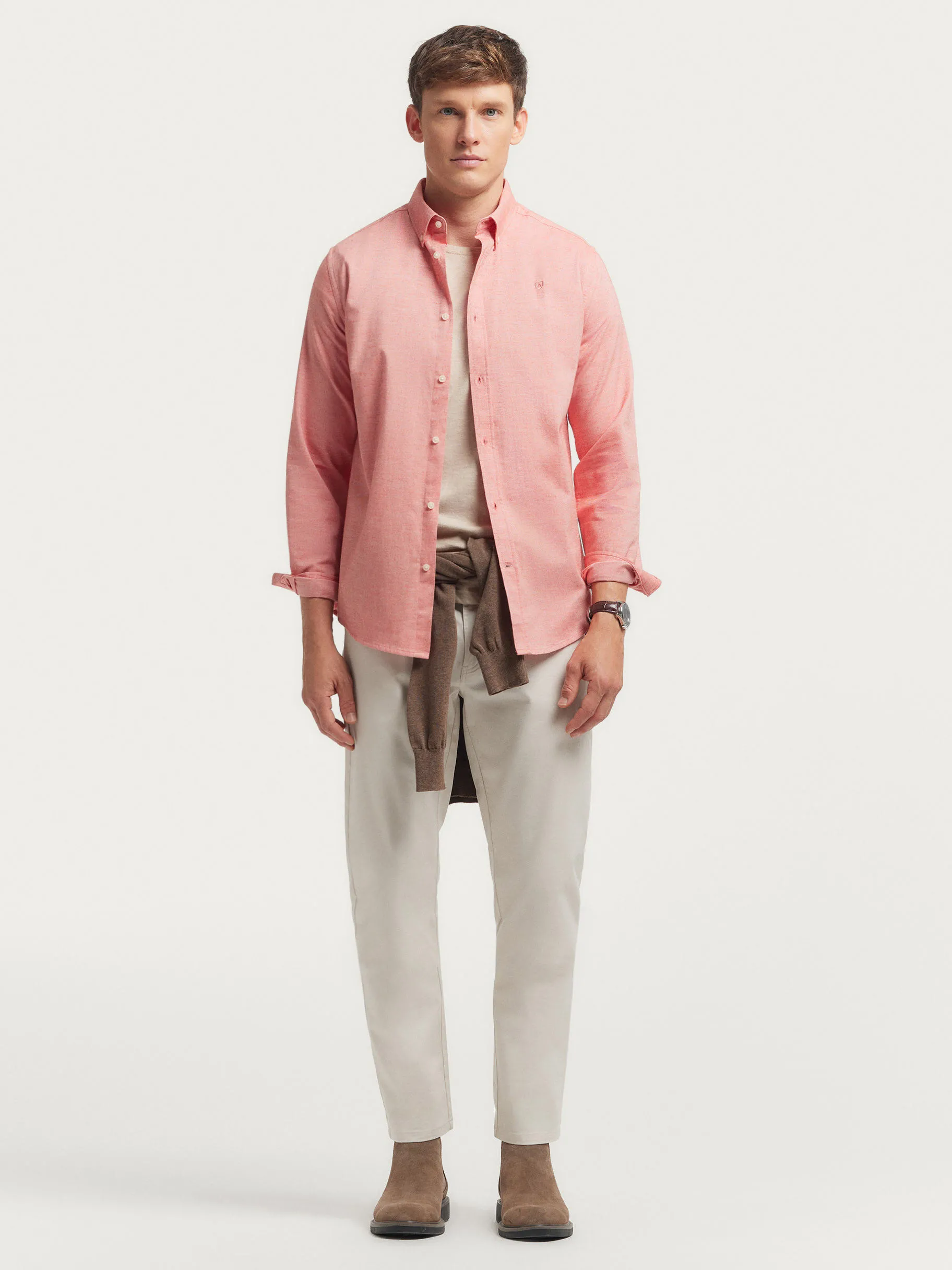 Flash Sale Alvaro Moreno CAMISA FLANNEL TWILL Coral