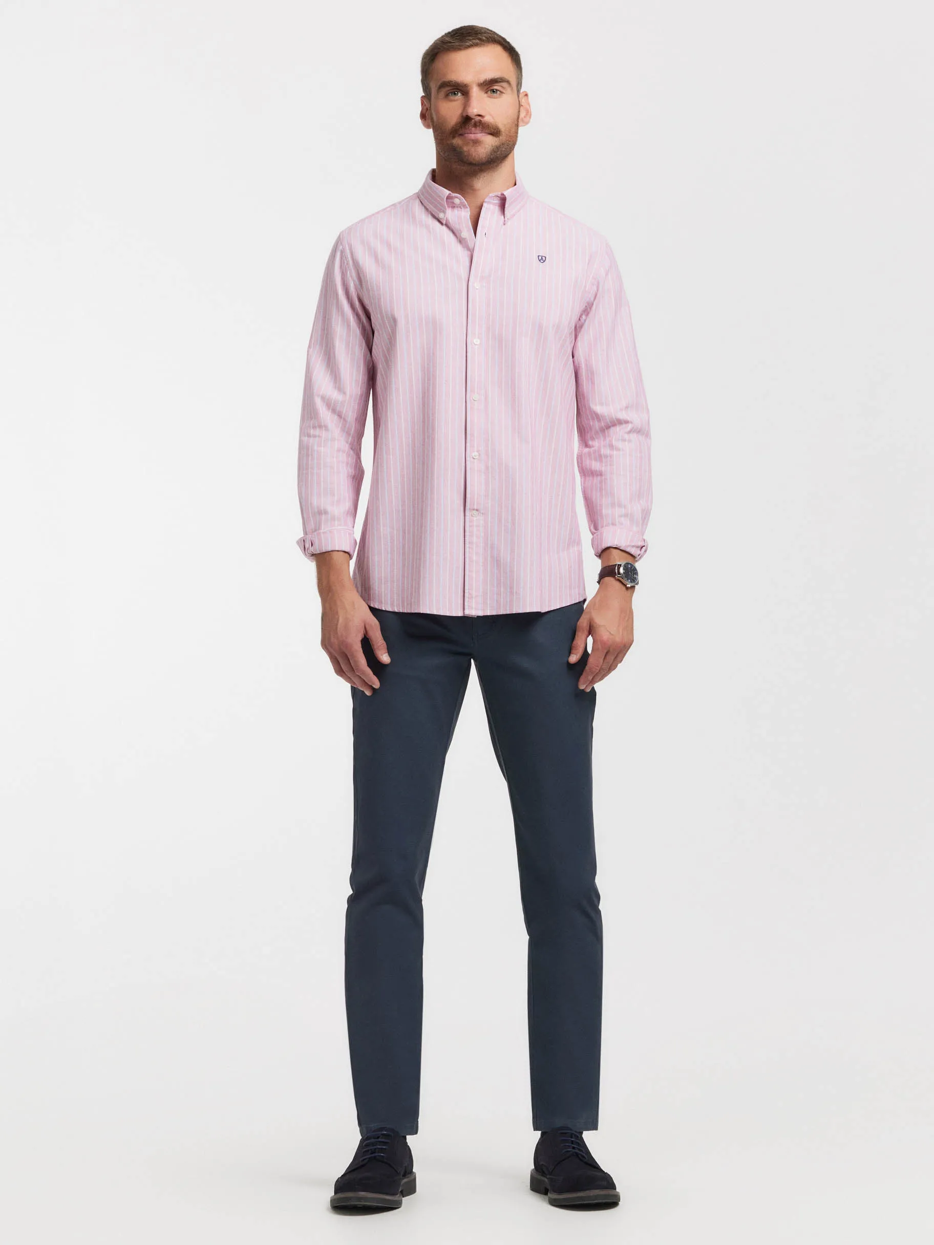 Fashion Alvaro Moreno CAMISA OXFORD FANCY STR Rojo