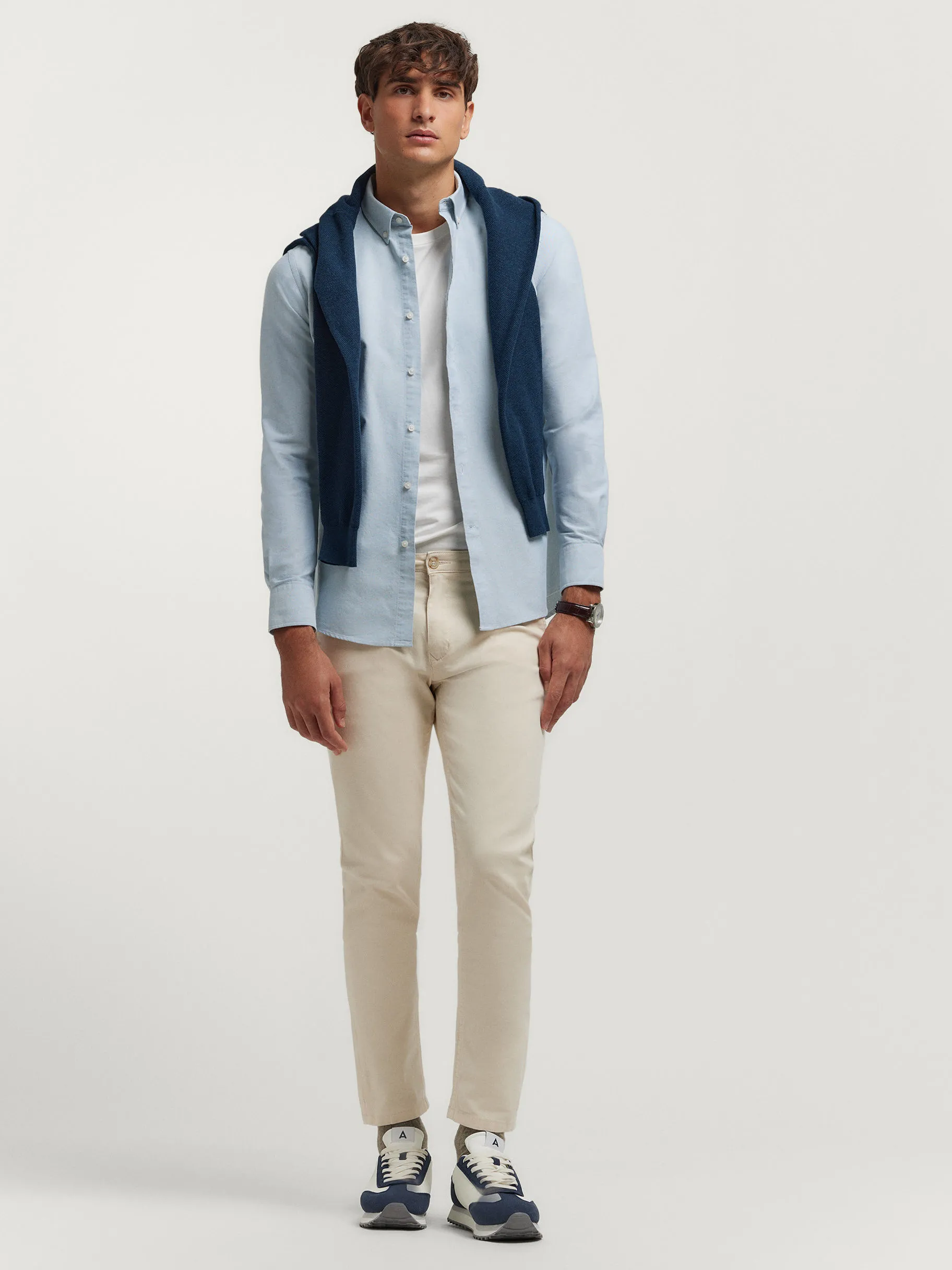 Store Alvaro Moreno CAMISA OXFORD SOLID Azul