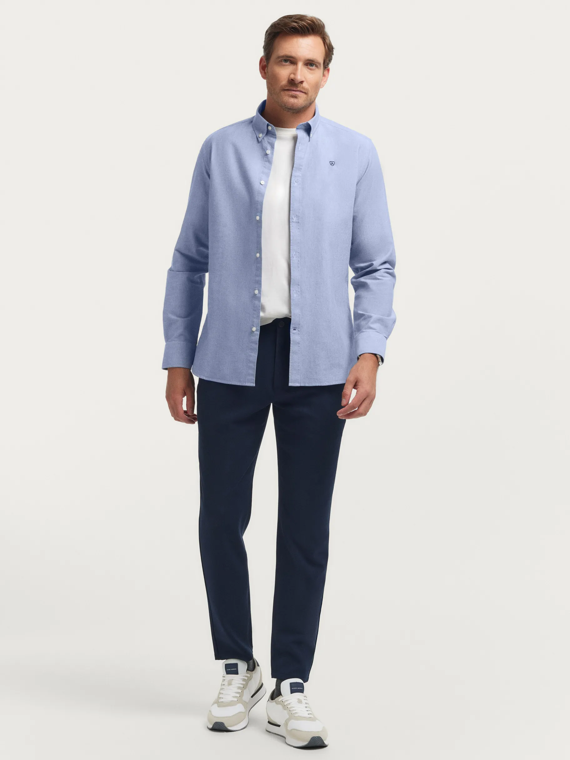 Cheap Alvaro Moreno CAMISA OXFORD SOLID Azul