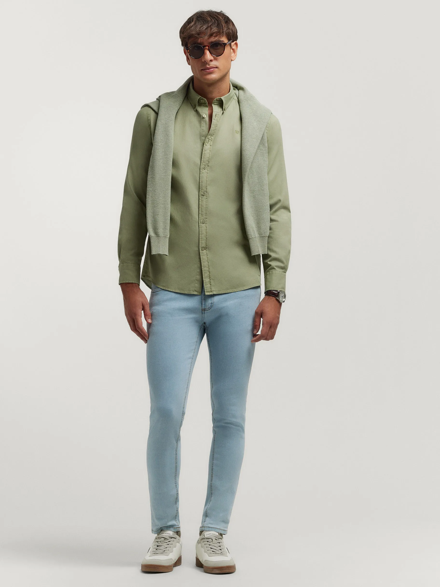 Store Alvaro Moreno CAMISA PANAMA DYE Verde