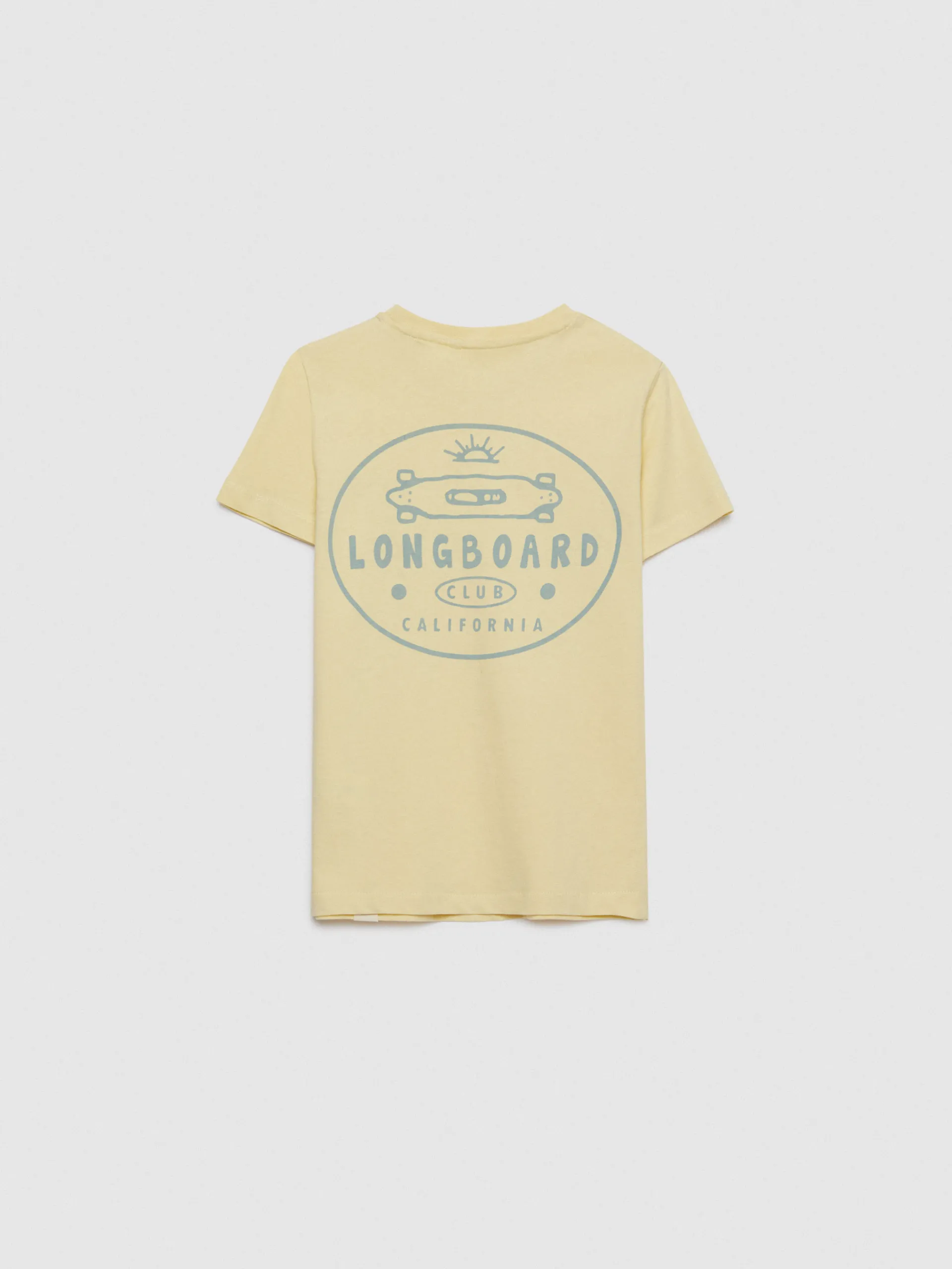 Best Sale Alvaro Moreno CAMISETA LONGBOARD KIDS Amarillo