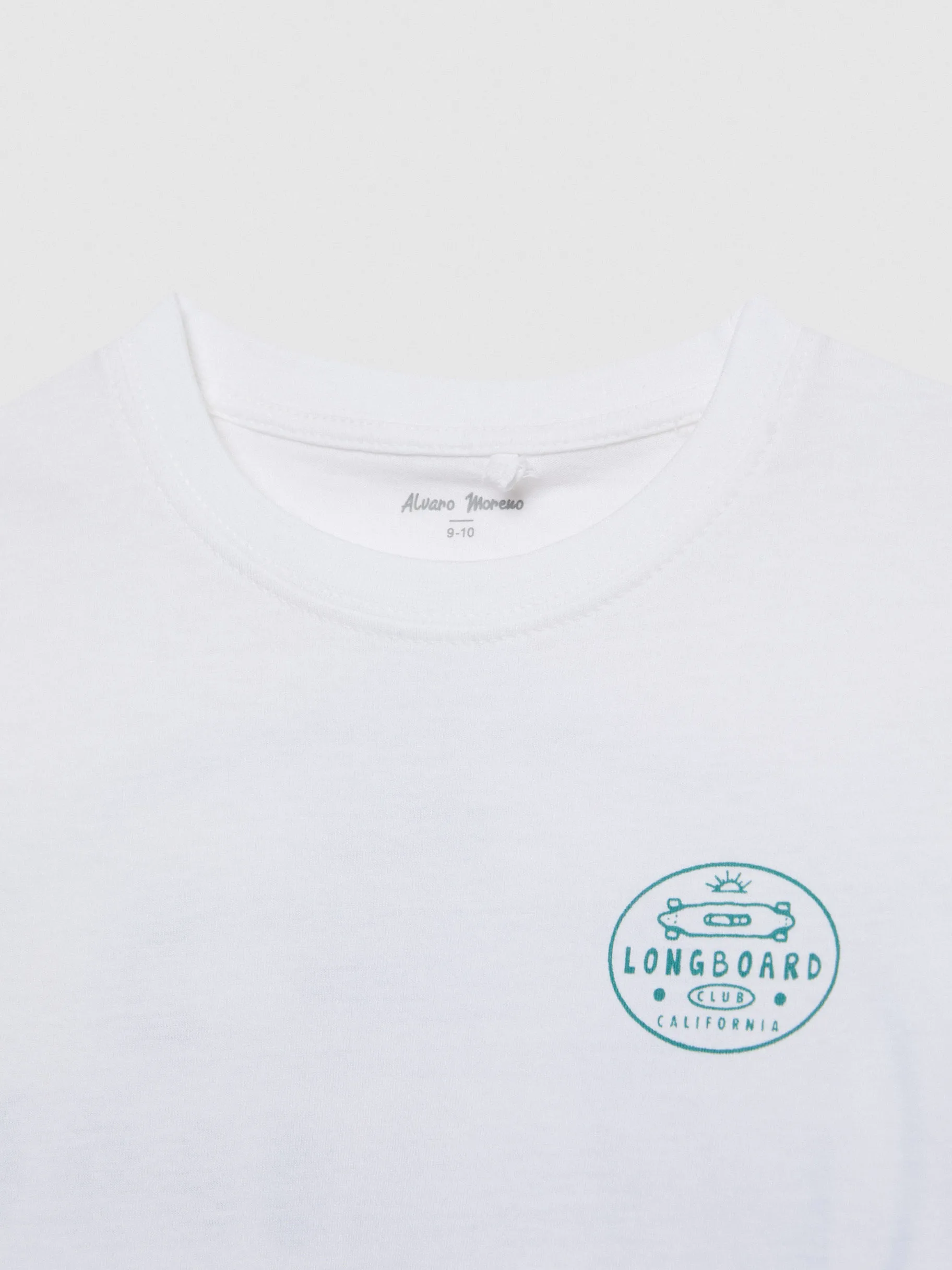 Flash Sale Alvaro Moreno CAMISETA LONGBOARD KIDS Blanco