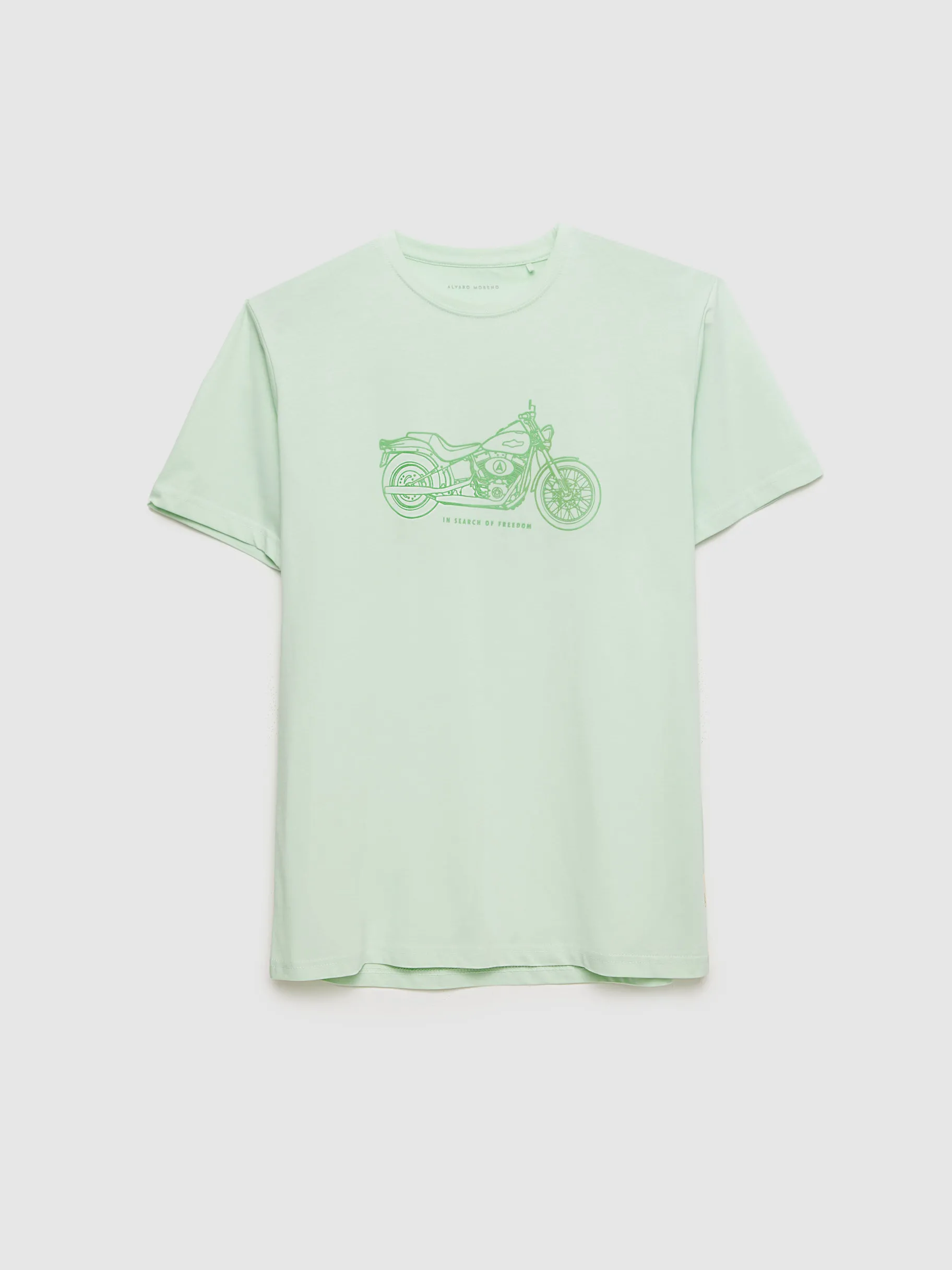 Hot Alvaro Moreno CAMISETA MOTORCYCLE Verde
