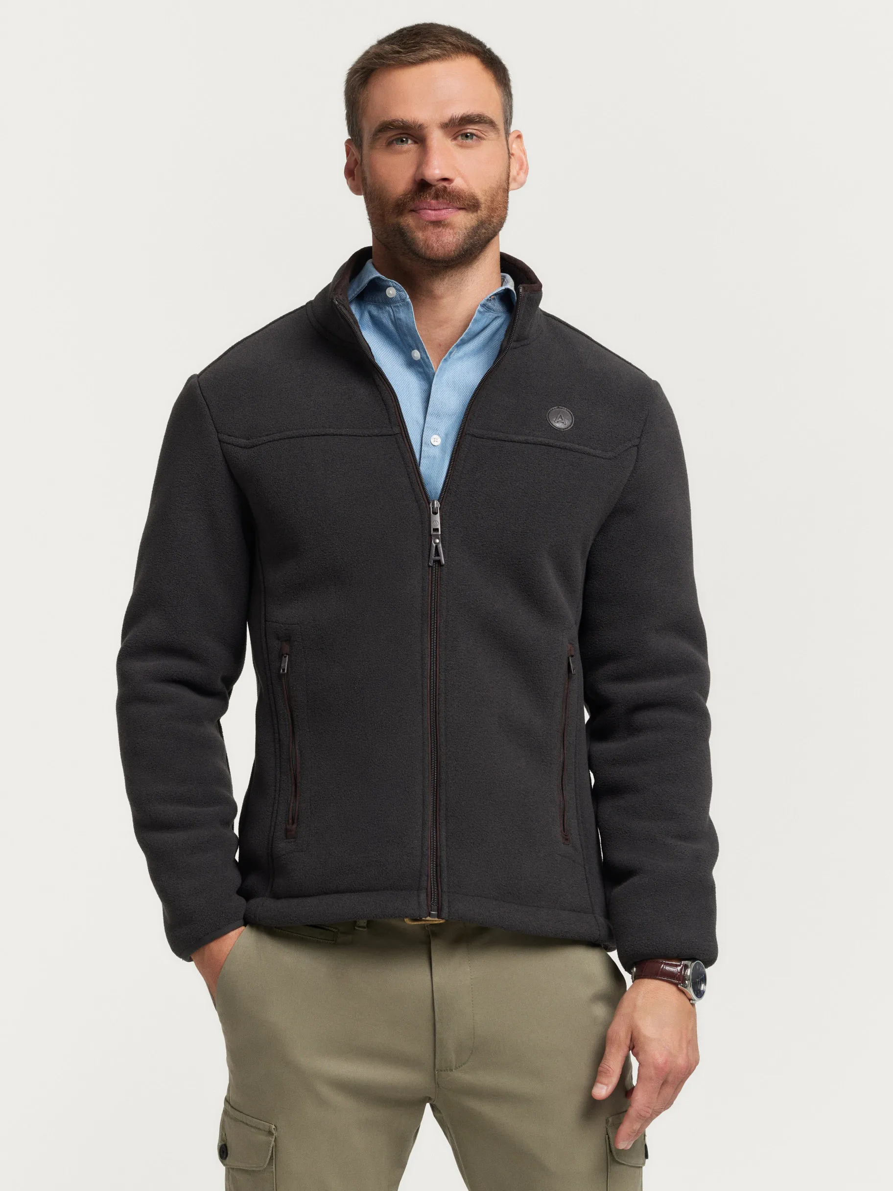 cazadora_polar_marrn_3.webp Shop Alvaro Moreno CAZADORA POLAR MARRÓN Marrón