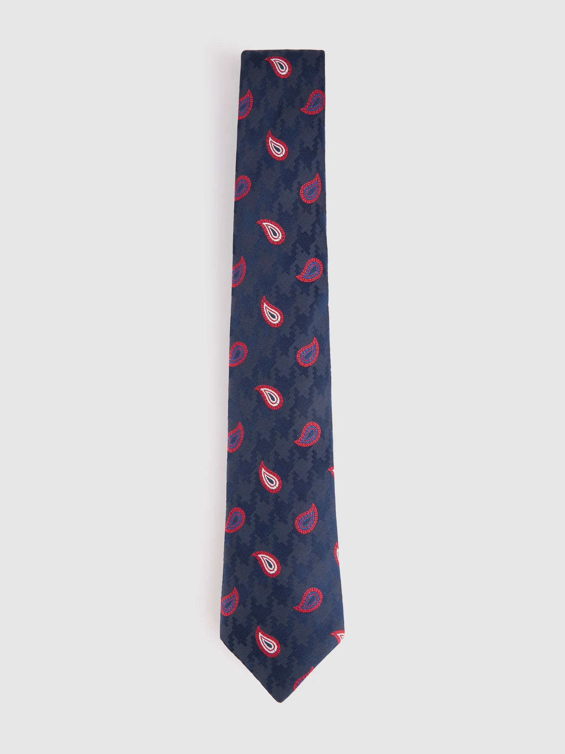 New Alvaro Moreno CORBATA JACQUARD MF Azul Marino