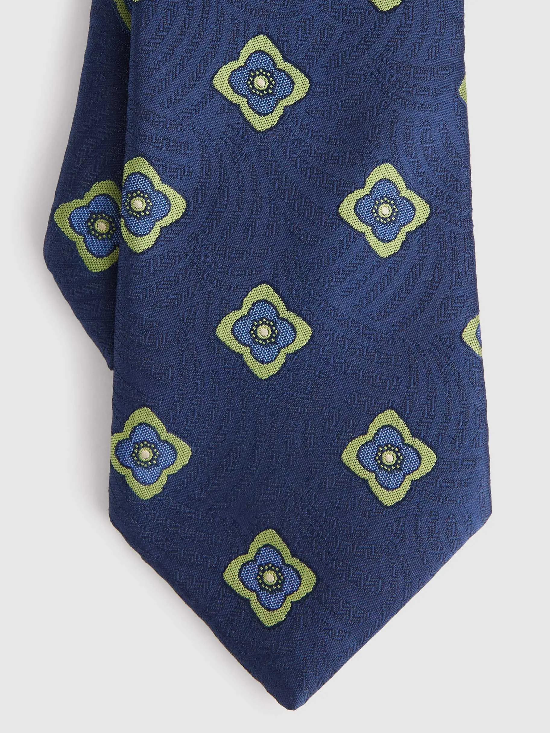 Online Alvaro Moreno CORBATA JACQUARD MF Azul Marino