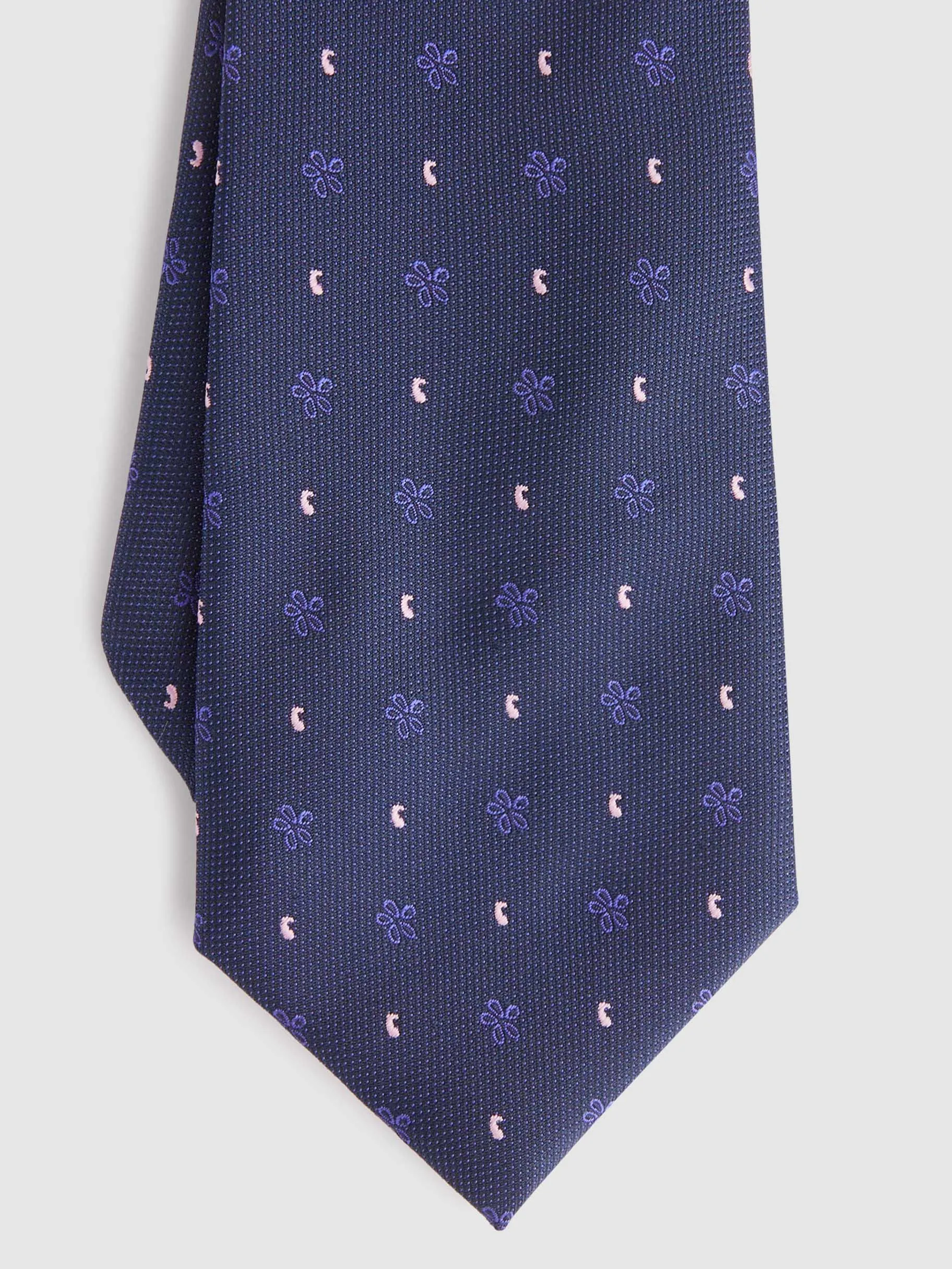 New Alvaro Moreno CORBATA JACQUARD MF Azul Marino