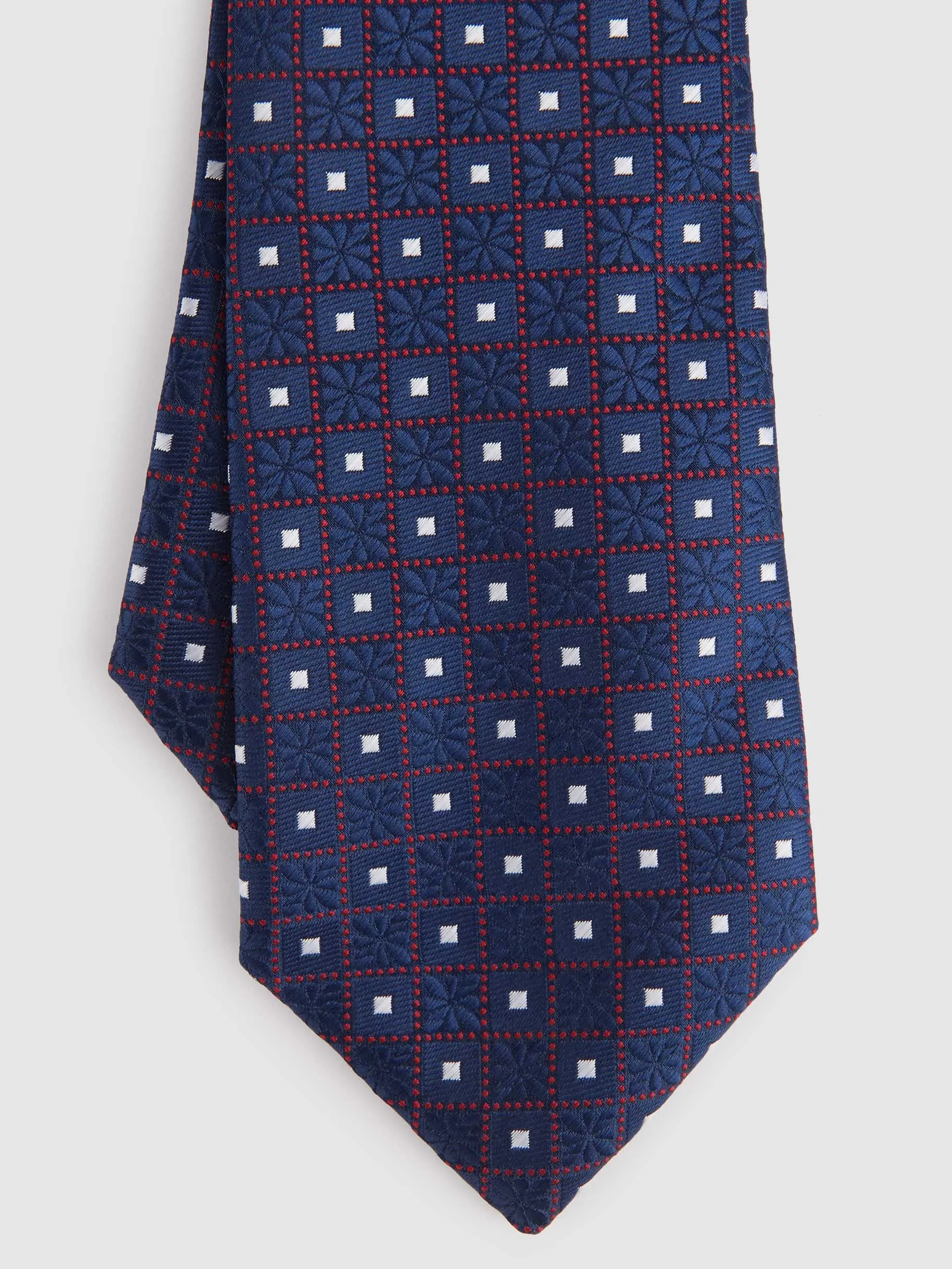New Alvaro Moreno CORBATA JACQUARD MF Azul Marino