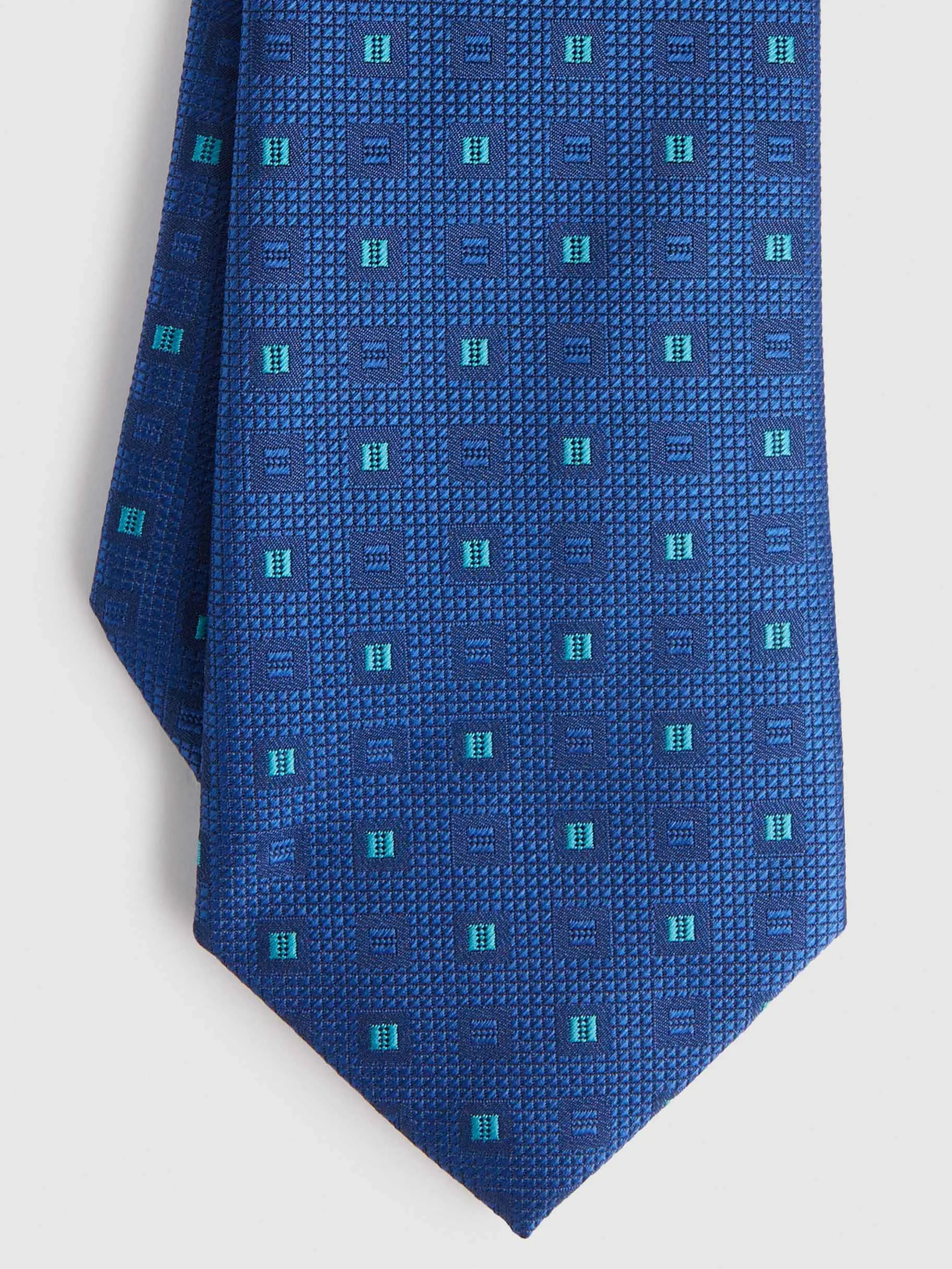 New Alvaro Moreno CORBATA JACQUARD MF Azul Marino