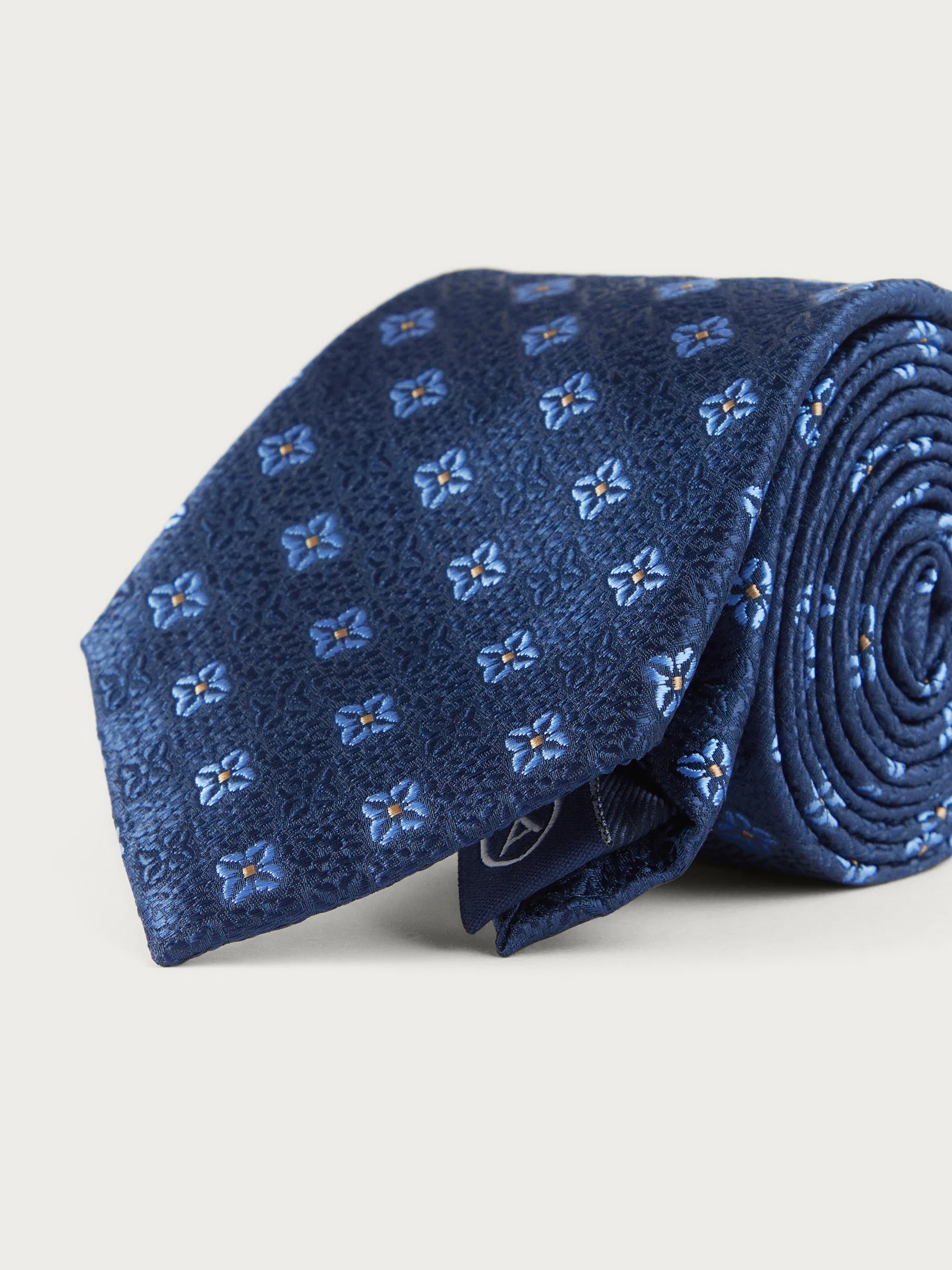 Clearance Alvaro Moreno CORBATA JACQUARD MF Azul Marino