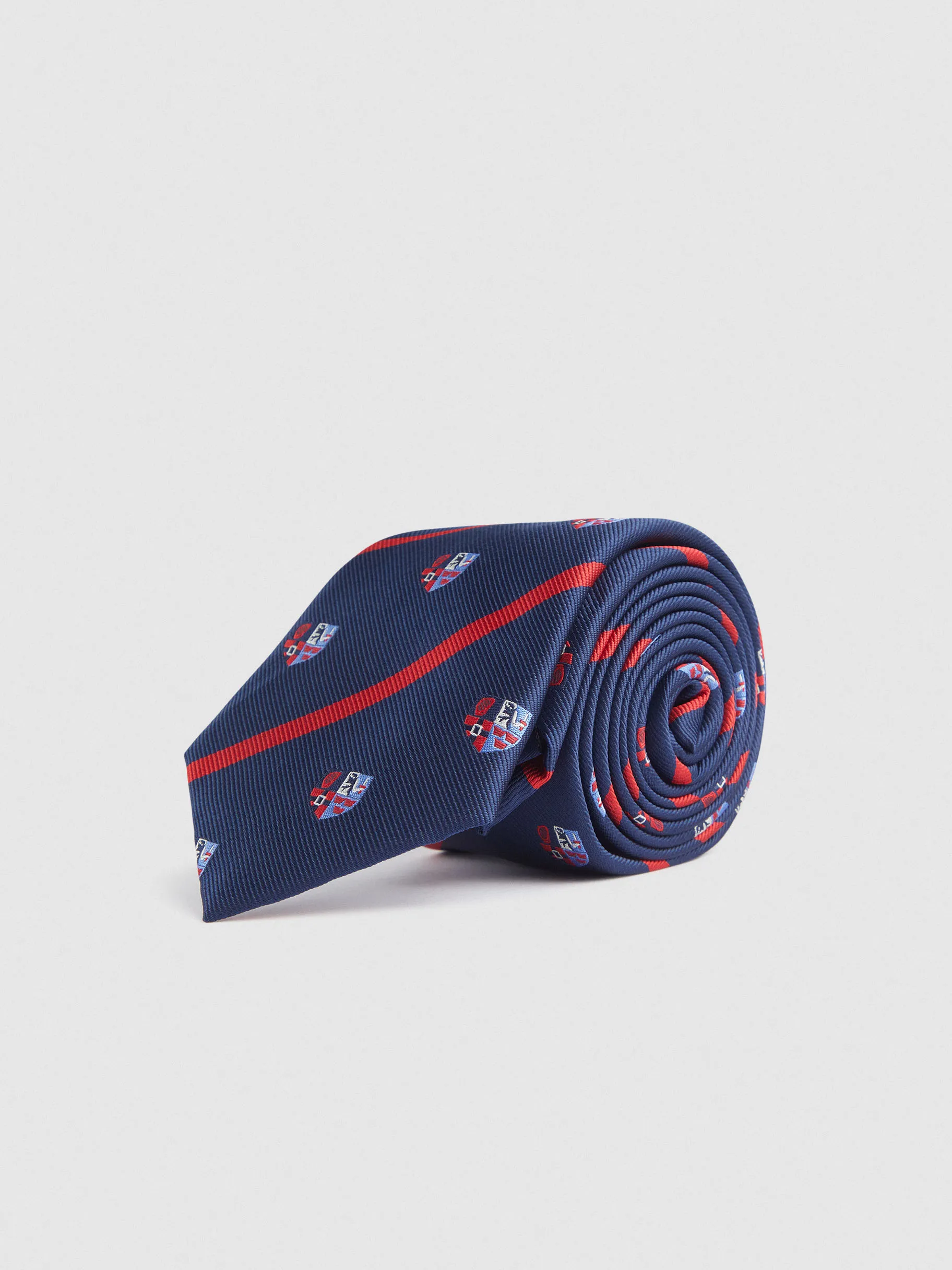 Online Alvaro Moreno CORBATA JACQUARD MF Azul Marino