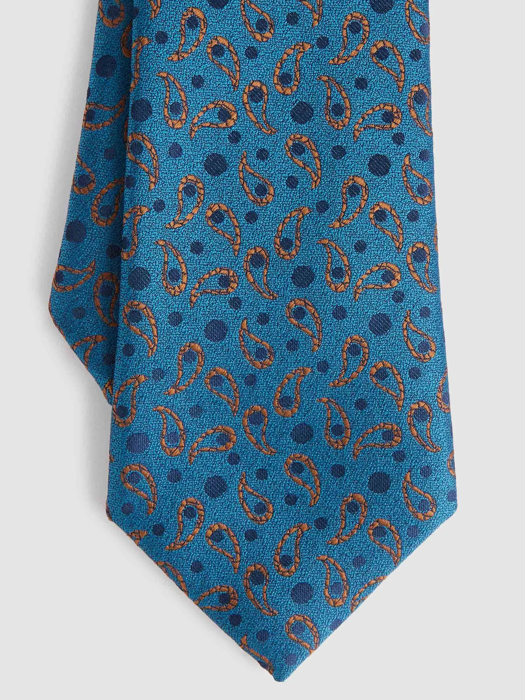 New Alvaro Moreno CORBATA JACQUARD MF Azul Marino