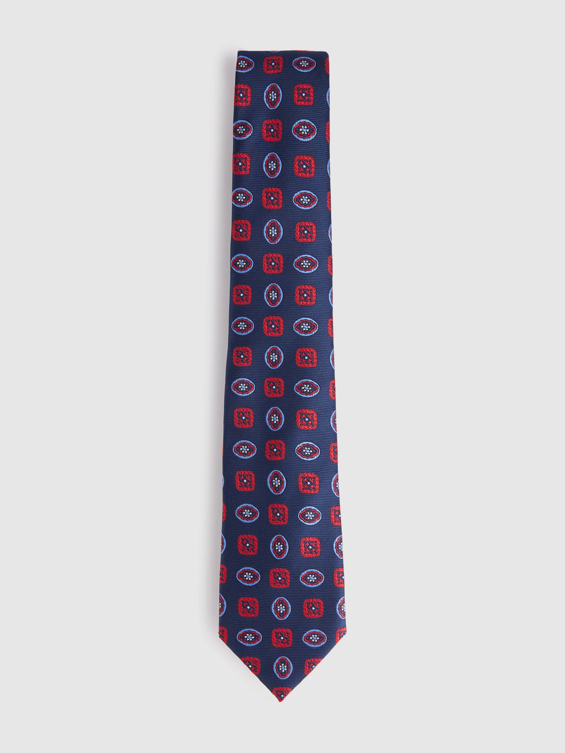New Alvaro Moreno CORBATA JACQUARD MF Azul Marino