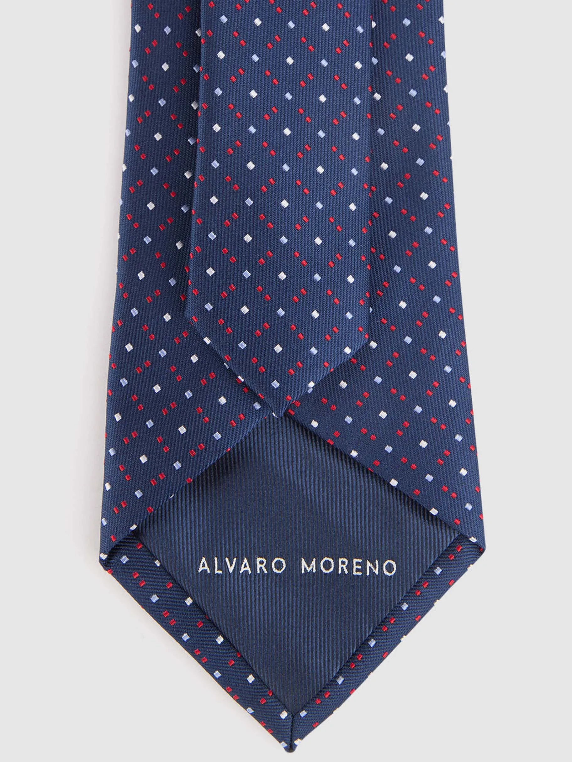 corbata_jacquard_mf_azul_marino_2-120.webp New Alvaro Moreno CORBATA JACQUARD MF Azul Marino