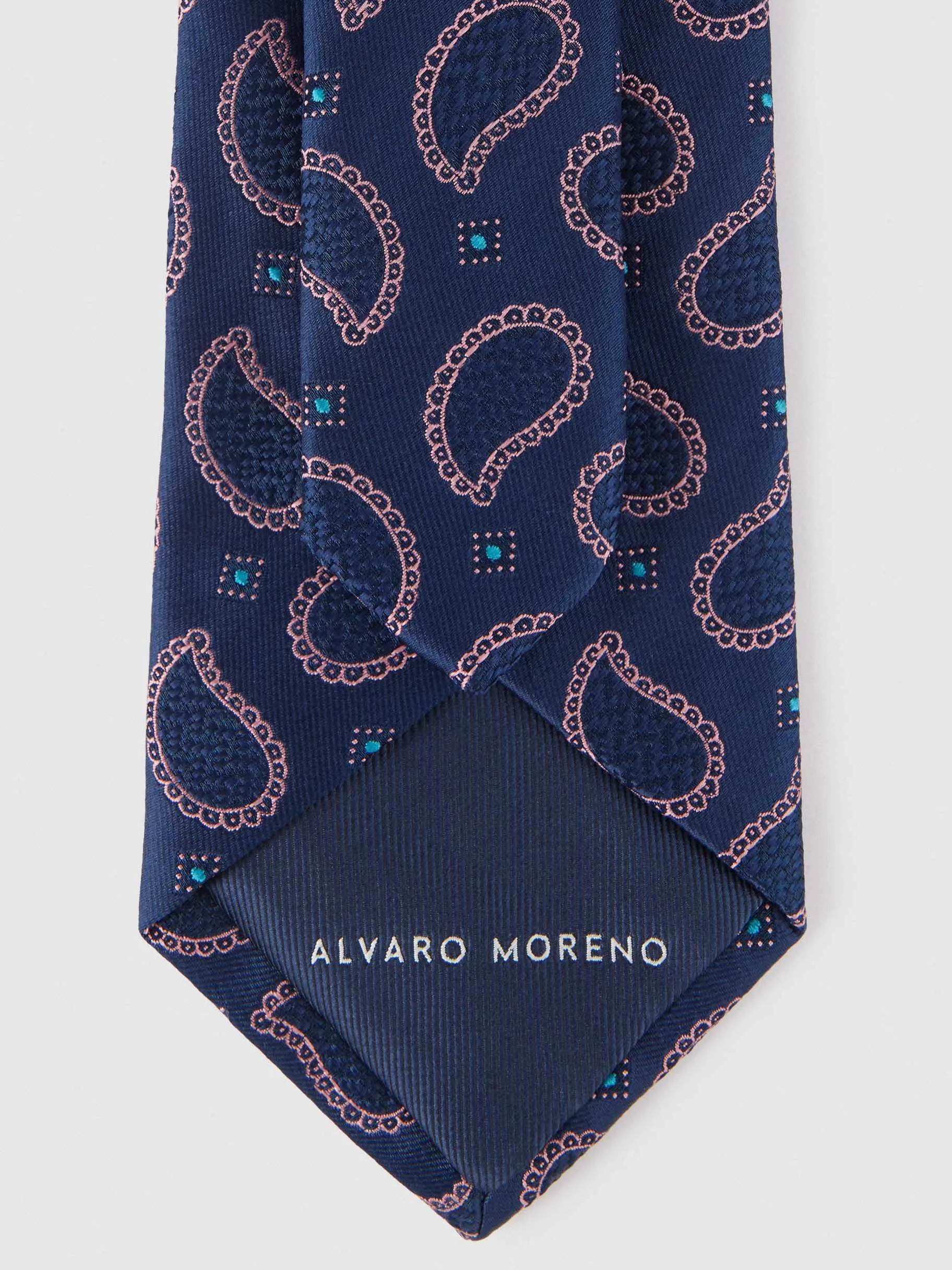 corbata_jacquard_mf_azul_marino_2-53.webp Cheap Alvaro Moreno CORBATA JACQUARD MF Azul Marino