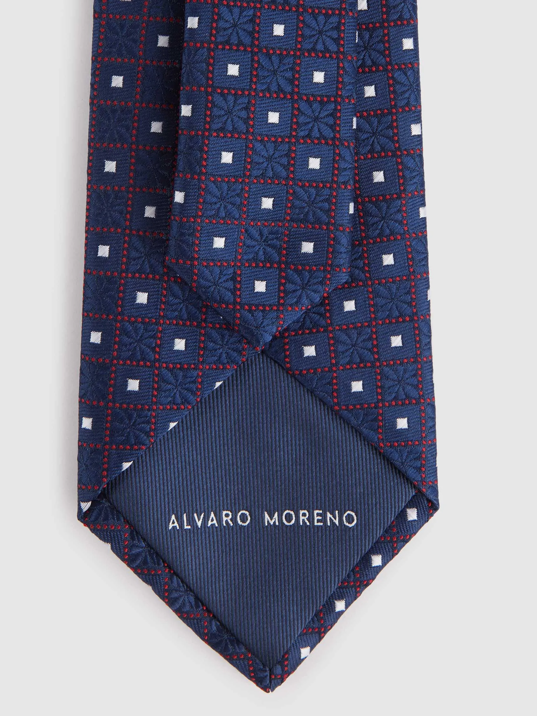 corbata_jacquard_mf_azul_marino_2-92.webp New Alvaro Moreno CORBATA JACQUARD MF Azul Marino