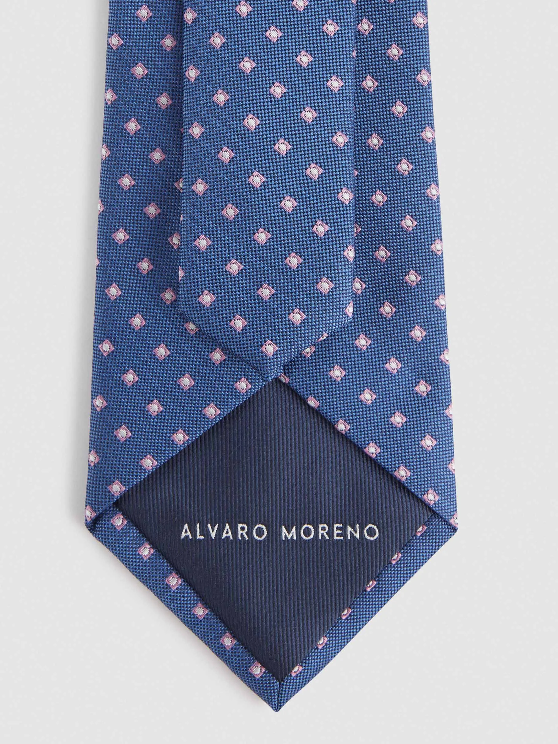 corbata_jacquard_mf_azul_marino_3-140.webp Online Alvaro Moreno CORBATA JACQUARD MF Azul Marino