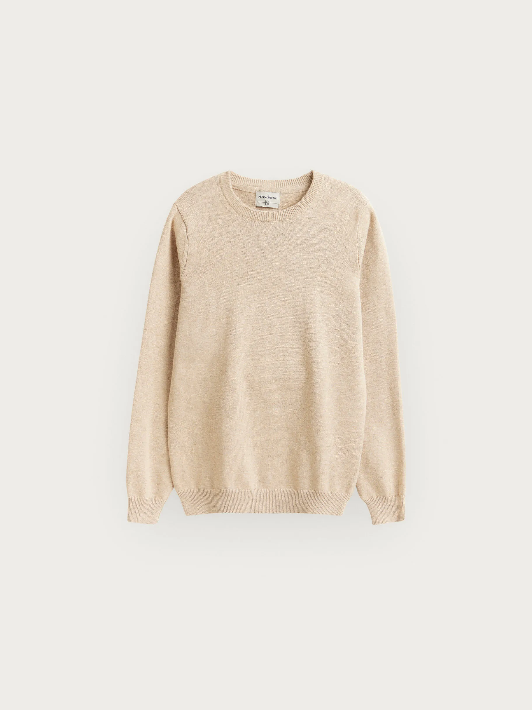 jersey_round_neck_kids_camel_4.webp Clearance Alvaro Moreno JERSEY ROUND NECK KIDS Camel