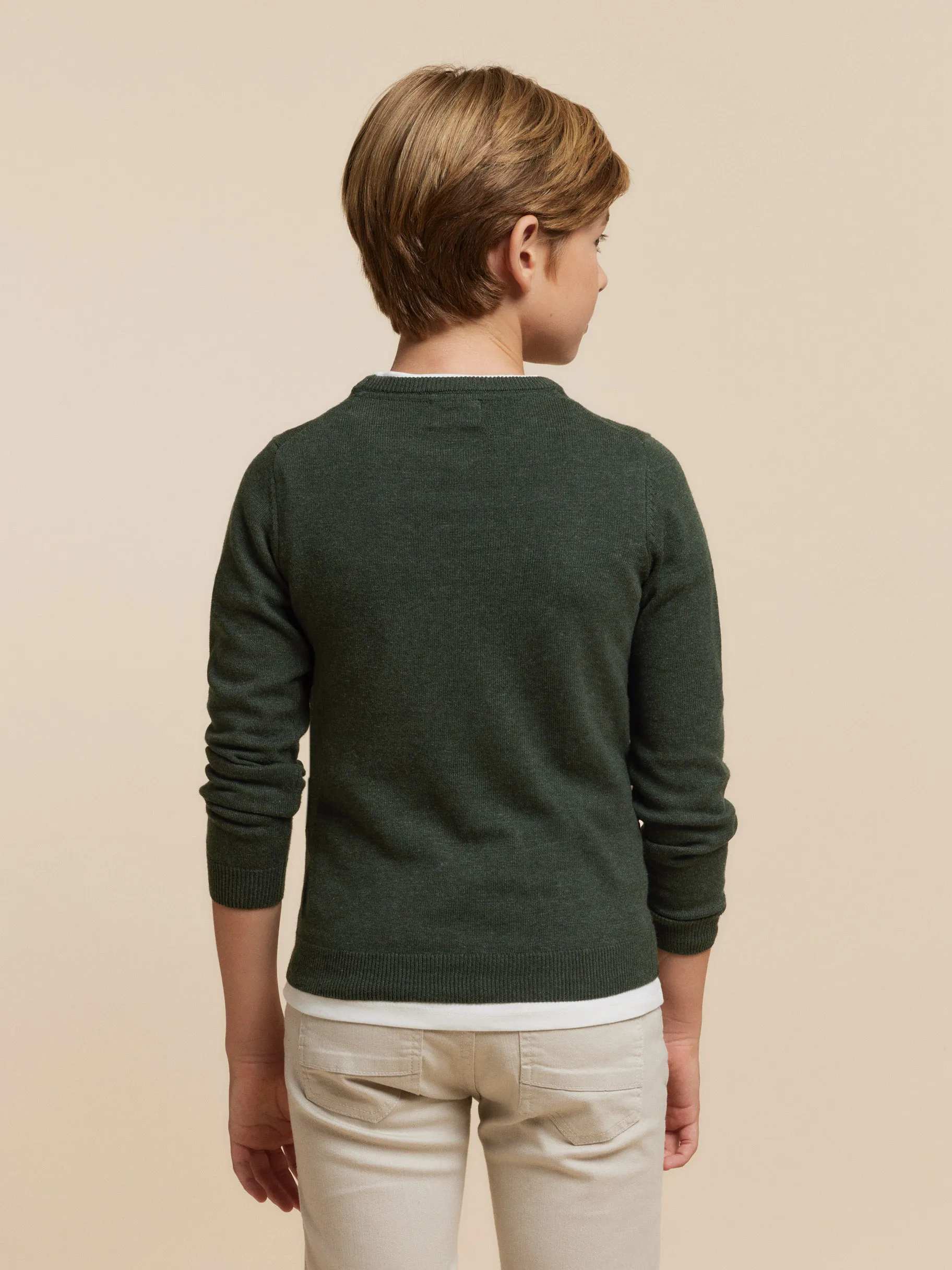 jersey_round_neck_kids_verde_2.webp Flash Sale Alvaro Moreno JERSEY ROUND NECK KIDS Verde