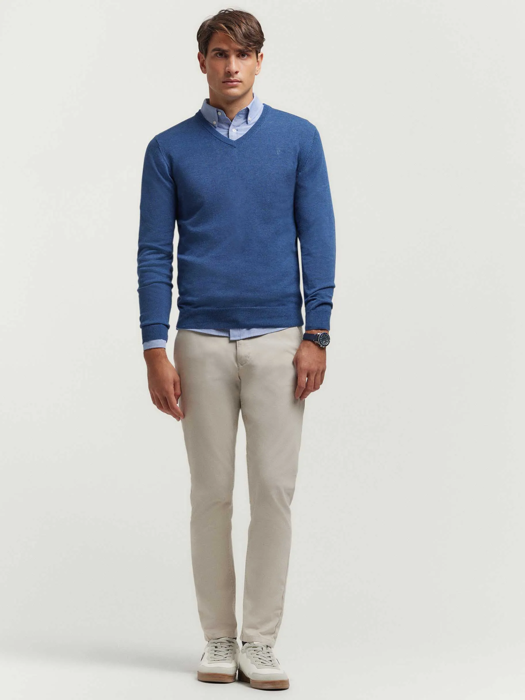 Flash Sale Alvaro Moreno JERSEY V-NECK TRENDY Azul
