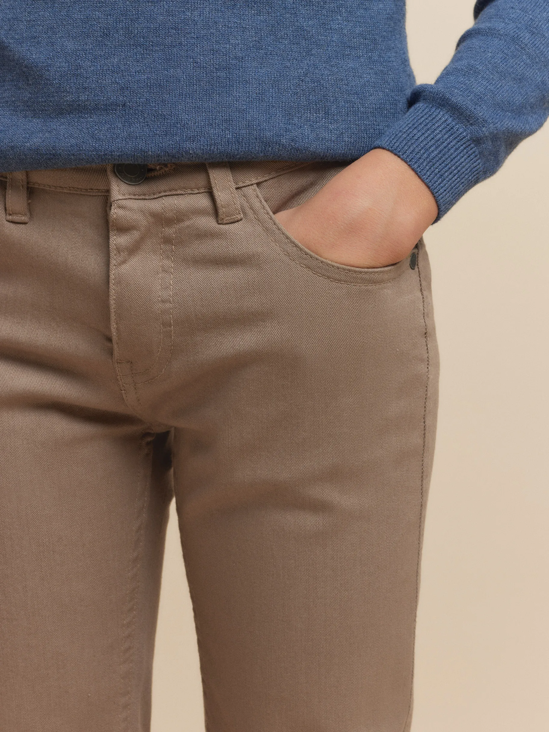 pantalon__pockets_kids_camel_3.webp Discount Alvaro Moreno PANTALON 5 POCKETS KIDS Camel