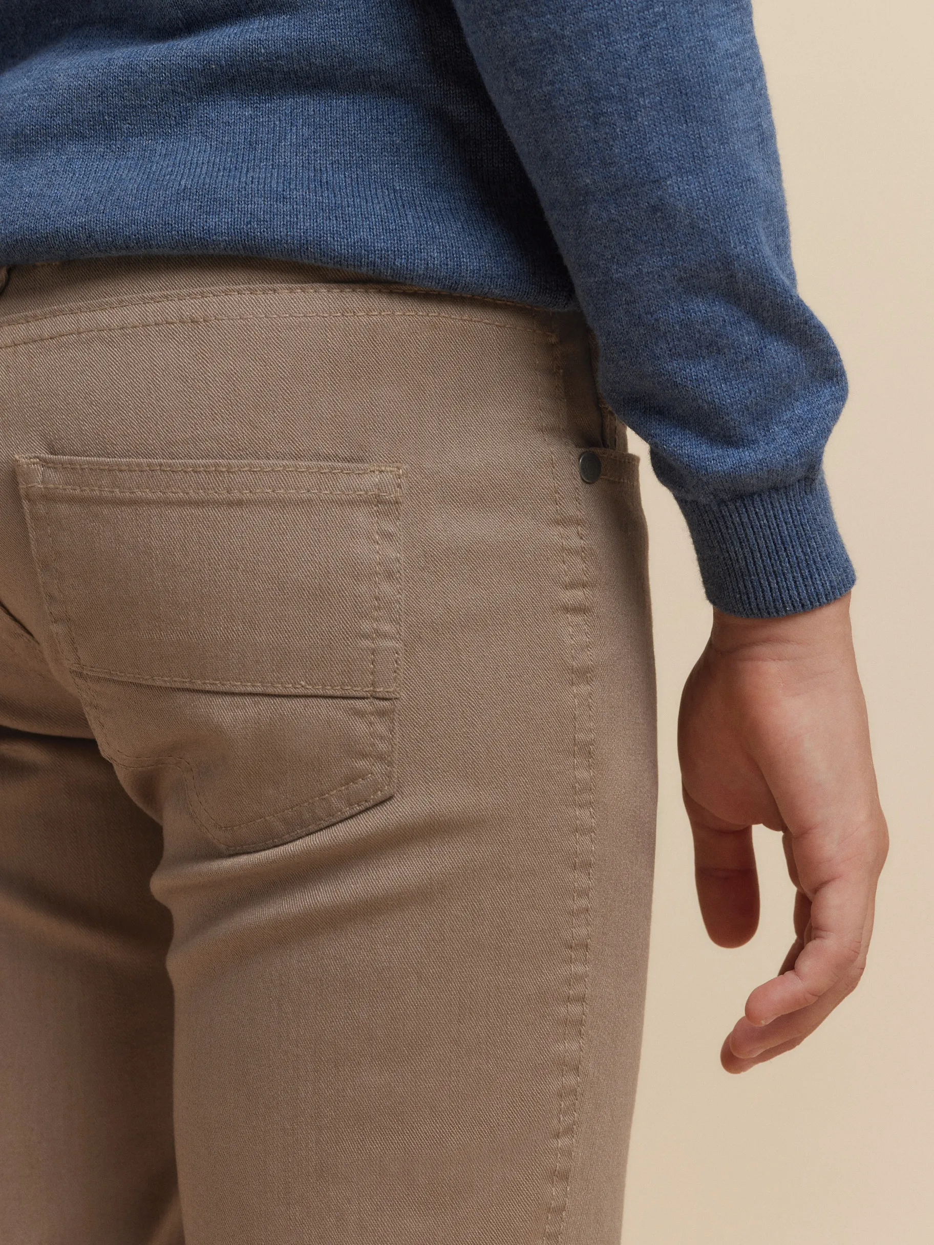 pantalon__pockets_kids_camel_4.webp Discount Alvaro Moreno PANTALON 5 POCKETS KIDS Camel