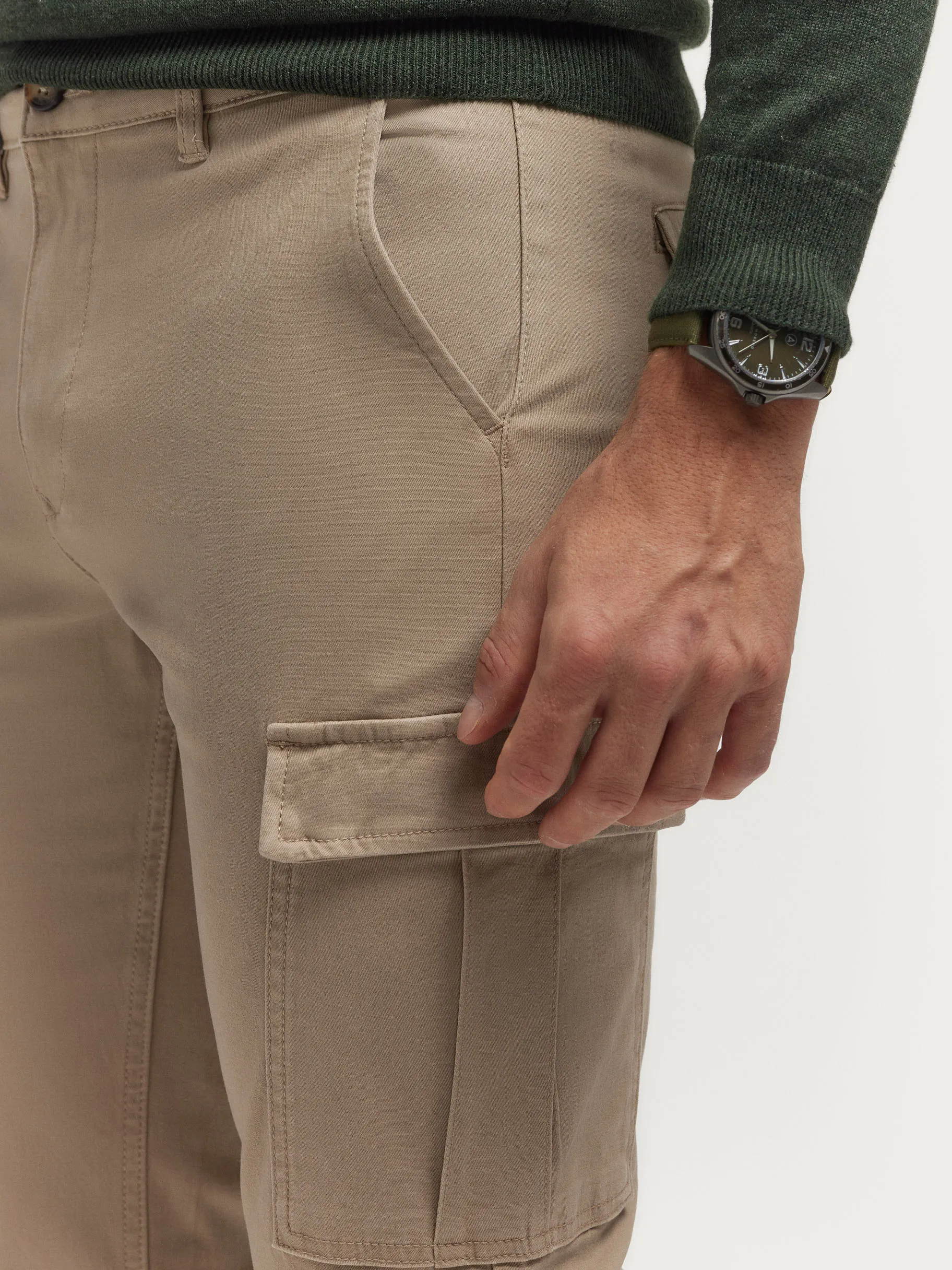 pantalon_cargo_elvis_beige_4.webp Cheap Alvaro Moreno PANTALON CARGO ELVIS Beige