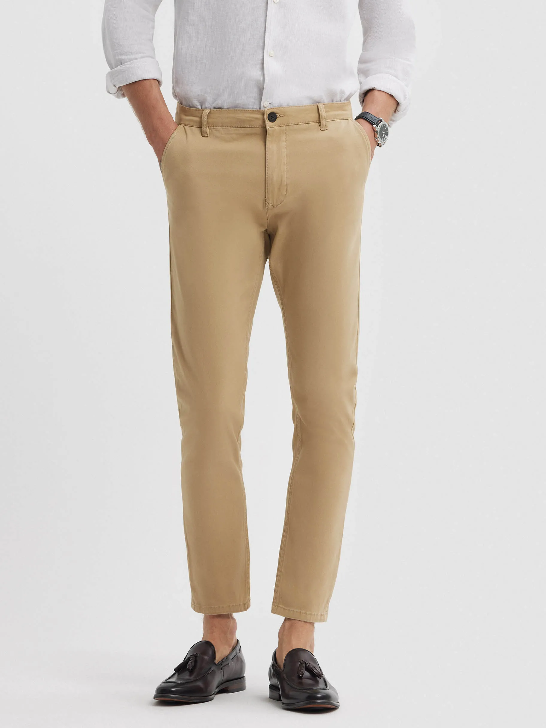 pantalon_chino_slim_fit_camel_1.webp Online Alvaro Moreno PANTALON CHINO SLIM FIT Camel