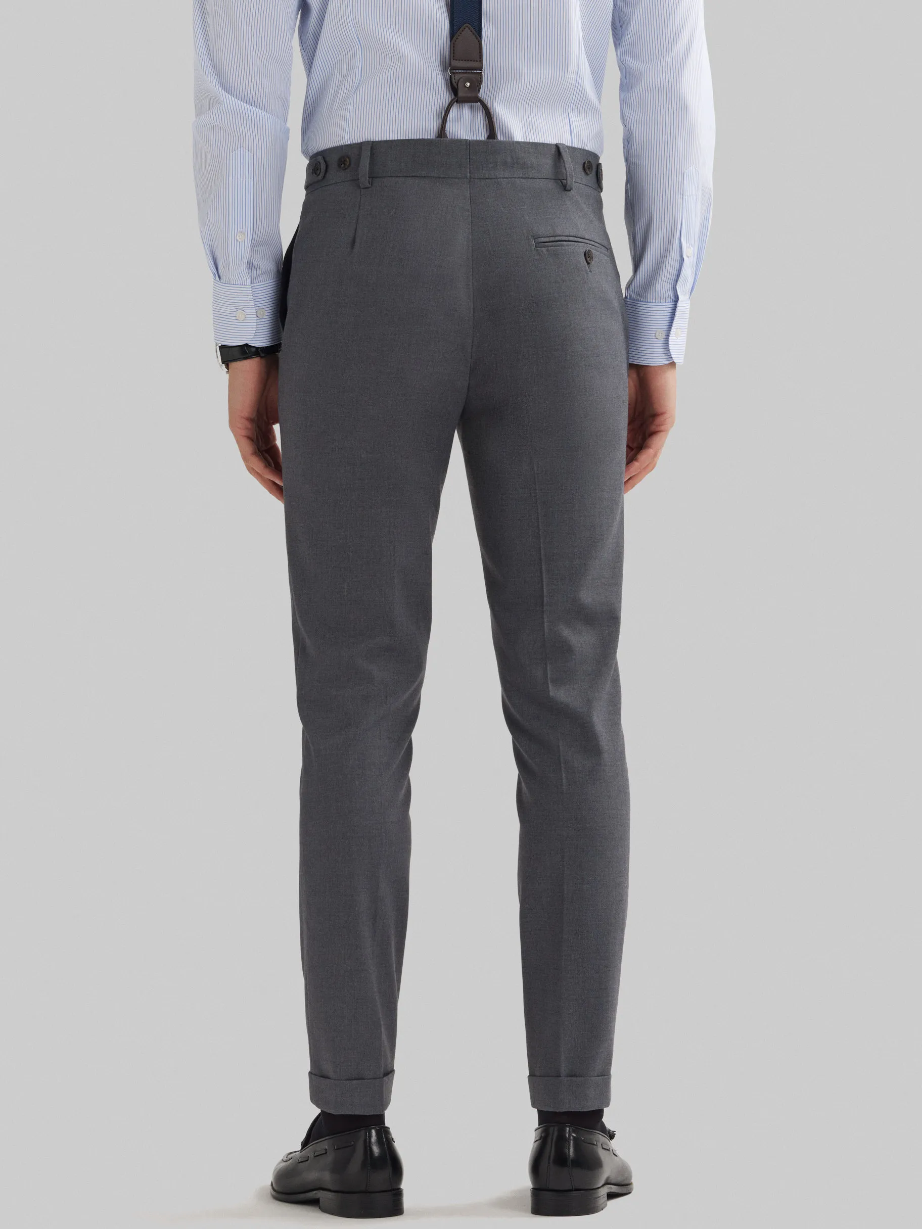 Cheap Alvaro Moreno PANTALON DUOMO CRUZADO Gris